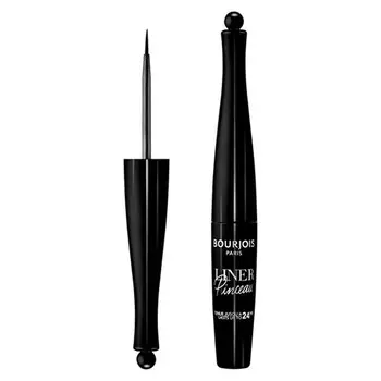 Подводка-лайнер для глаз BOURJOIS LINER PINCEAU 24 HR жидкая тон 001 noir beaux-arts