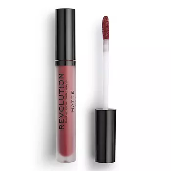 Помада для губ REVOLUTION MATTE LIP жидкая матовая тон vampire 147