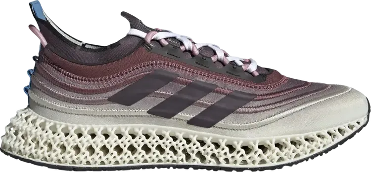 Кроссовки Adidas Parley x 4DFWD 'Burgundy White', красный