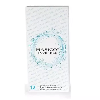 HASICO Презервативы invisible (ультратонкие) 12 шт 12.0