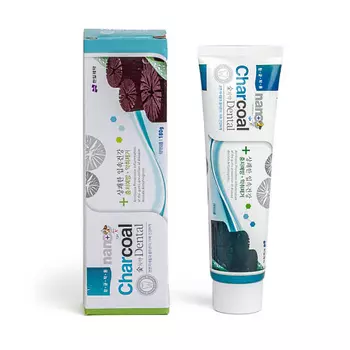 HANIL Зубная паста с серебром и бамбуковым углем Charcoal Dental 180.0