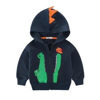 Детская одежда Детские куртки с героями мультфильмов Одежда для мальчиков Толстовки Весна 90cm темно-синий