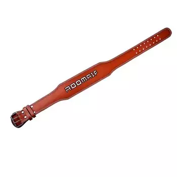 Пояс для поднятия тяжестей Roomaif RLB-103 6 quot; коричневый