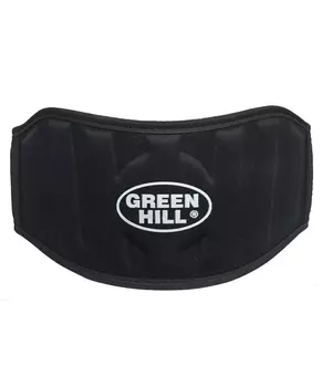 Пояс тяжелой атлетики Green Hill WLB-6732A, текстиль, черный