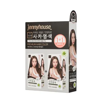 Крем-краска для волос Jenny House Premium 1+1, специальное предложение, выберите 1 из 4 типов Black 1+1 Planning
