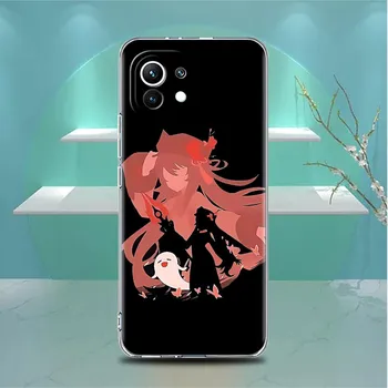 Прозрачный чехол аниме Genshin Impact для Xiaomi Mi Poco X3 NFC M3 Pro F3 F1 11 Lite 12 Note 10 11T 9T, прозрачный чехол для телефона Xiaomi Poco F3