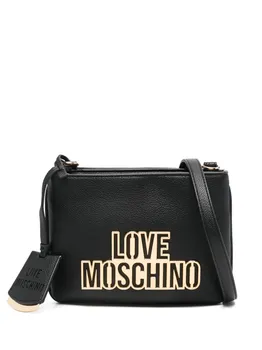 Сумка через плечо с логотипом Love Moschino, черный