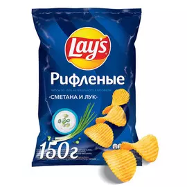 Чипсы сметана и лук Лейз 150г