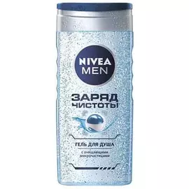 Гель для душа заряд чистоты Nivea For Men 250мл