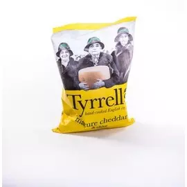 Чипсы с сыром чеддер Tyrrells 150г