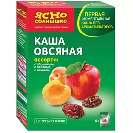 Каша абрикосизюмяблоко Ясно солнышко 270г