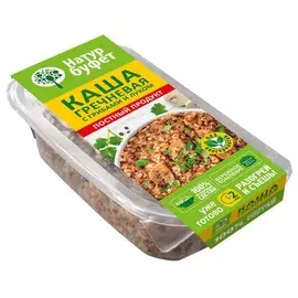 Каша гречневая с грибами и луком НатурБуфет 150г