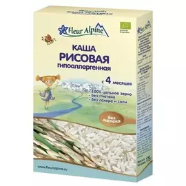 Каша рисовая гипоаллергенная Fleur Alpine с 4 месяцев 175г