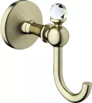 Крючок «Art&Max» Antic Crystal AM-E-2686BSJ-Br на стену бронза