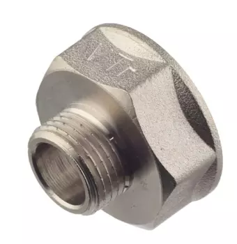 Переходник латунный Valtec 1"х1/2" резьба наружная-внутренняя