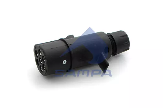 штекер !7 полюсный, пластик, с винт.соед., 24V ISO1185 DIN72579 \ 095.142 SAMPA