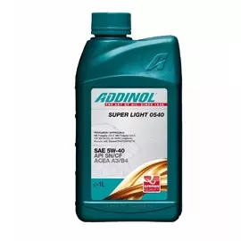 Масло моторное ADDINOL Super Light 0540 5W-40 SN/CF A3/B4 (1 л)