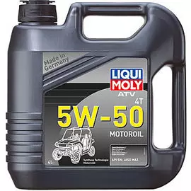 Моторное масло LIQUI MOLY Atv 4t Motoroil Sn Ma2 5W-50 cинтетическое 1л