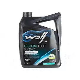 Моторное масло Wolf Officialtech C2 5W30 синтетическое 5л