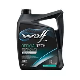 Моторное масло Wolf Officialtech MS 15W40 минеральное 5л