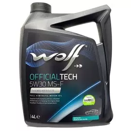 Моторное масло Wolf OfficialtechMS-F 5W30 синтетическое 4л