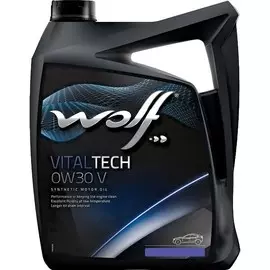 Моторное масло Wolf Vitaltech V 0W30 синтетическое 4л