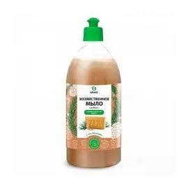 Мыло жидкое хозяйственное с маслом кедра GRASS 1л