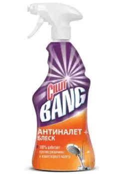 Чистящее средство CILLIT Bang Антиналет+Блеск Средство моющее бутылка 750мл