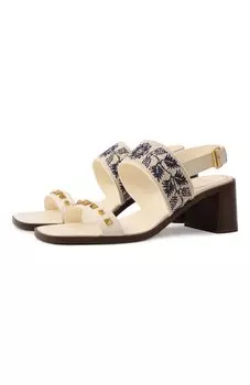 Комбинированные босоножки County Valentino