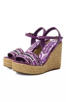 Комбинированные босоножки Dolce & Gabbana