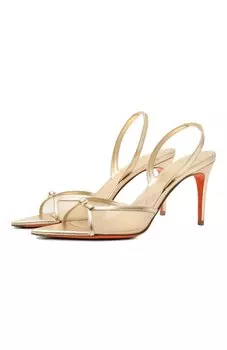 Комбинированные босоножки Santoni