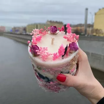 Подарочный сертификат «Мастер-класс Ботанические свечи» (2 часа, 1 человек)