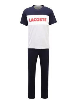 Пижама LACOSTE Long Pajamas, цвет Navy/mottled grey