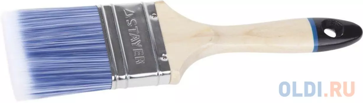 Кисть плоская STAYER 01062-063 EURO AQUA искусств щетина, деревян ручка, 2,5/63мм