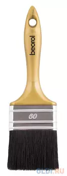 КИСТЬ ПЛОСКАЯ "GOLD EXCLUSIVE" 20 Х 15 ММ (12/1128) "BEOROL"