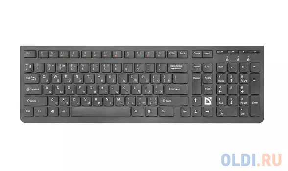 Клавиатура беспроводная Defender UltraMate SM-535 RU,черный,мультимедиа