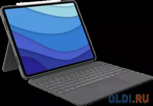 Клавиатура беспроводная Logitech Combo Touch для iPad Pro (5-го поколения) с диагональю 12,9 дюйма Bluetooth серый 920-010187