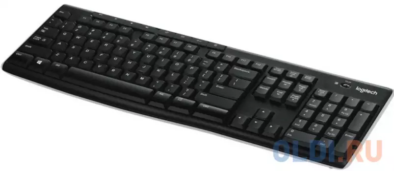 Клавиатура беспроводная Logitech K270 ЛАТИНИЦА (без кириллицы) (приемник Unifying, 2 батарейки AAA) (арт. 920-003058, M/N: Y-R0015 / C-U0007)