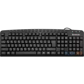 Клавиатура Focus HB-470 RU, черный, мультимедиа, USB, DEFENDER