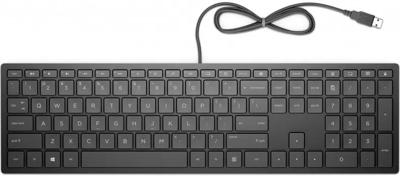 Клавиатура HP Pavilion 300 Wired Black USB проводная