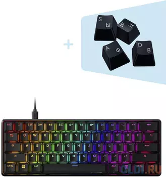 Клавиатура HyperX Alloy Origins 60 механическая черный USB LED (4P5N4AA#ABA)