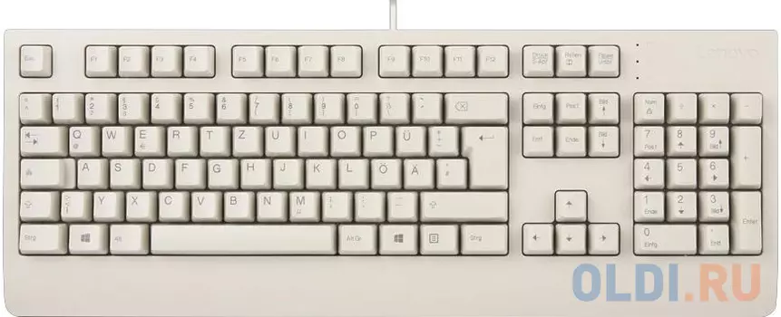 Клавиатура Lenovo Preferred Pro II USB Keyboard (White) (4Y40V27480)