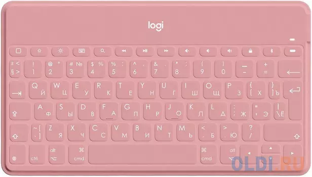 Клавиатура Logitech Keys-To-Go механическая розовый USB беспроводная BT Multimedia for gamer 920-010122