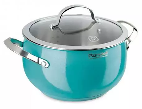 Кастрюля Rondell Turquoise RDS-718 20 см (3,8 л)