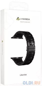 Керамический ремешок для Apple Watch 38/40 mm LYAMBDA LIBERTAS DS-APG-06-40-BB Black
