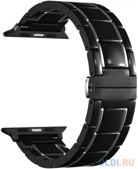 Керамический ремешок для Apple Watch 38/40 mm LYAMBDA LIBERTAS DS-APG-06-40-BS Black/Silver