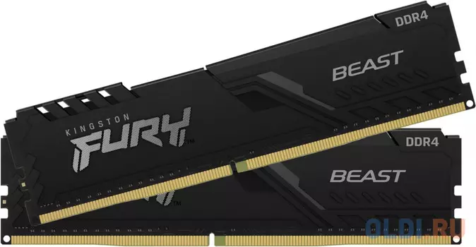Kingston 16GB 1866MHz DDR3 CL10 DIMM (Kit of 2) FURY Beast Black