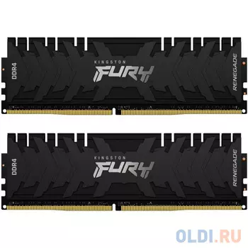 Оперативная память для компьютера Kingston FURY Renegade Black DIMM 32Gb DDR4 3600 MHz KF436C16RB1K2/32