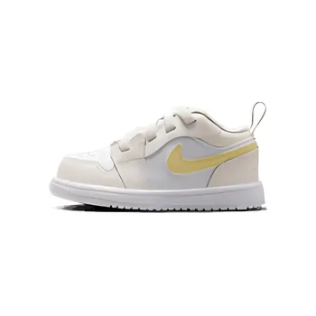 Air Jordan 1 Low ALT TD Sail Light Laser Orange Детские кроссовки Крем-белый Laser-Fuchsia FN7398-181 25