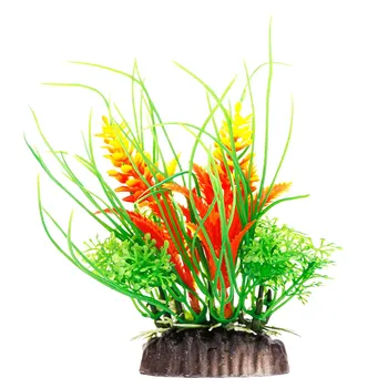 Aquafantasy Декор для аквариумов Композиция искусственных растений, 6x3 см
